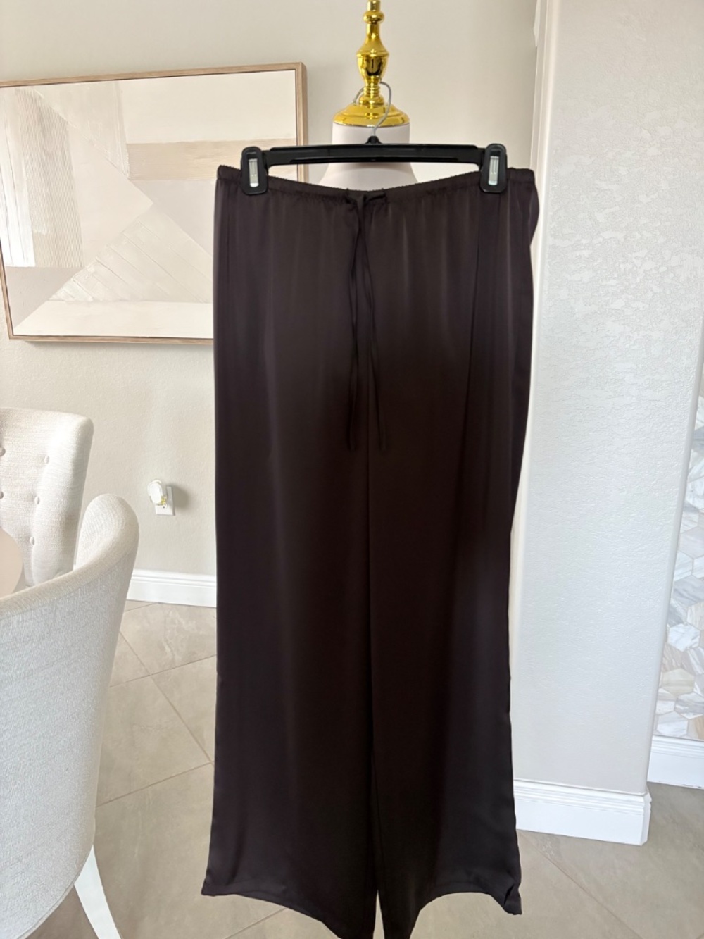 NWT Sincerely Jules Satin Drawstring Pants
